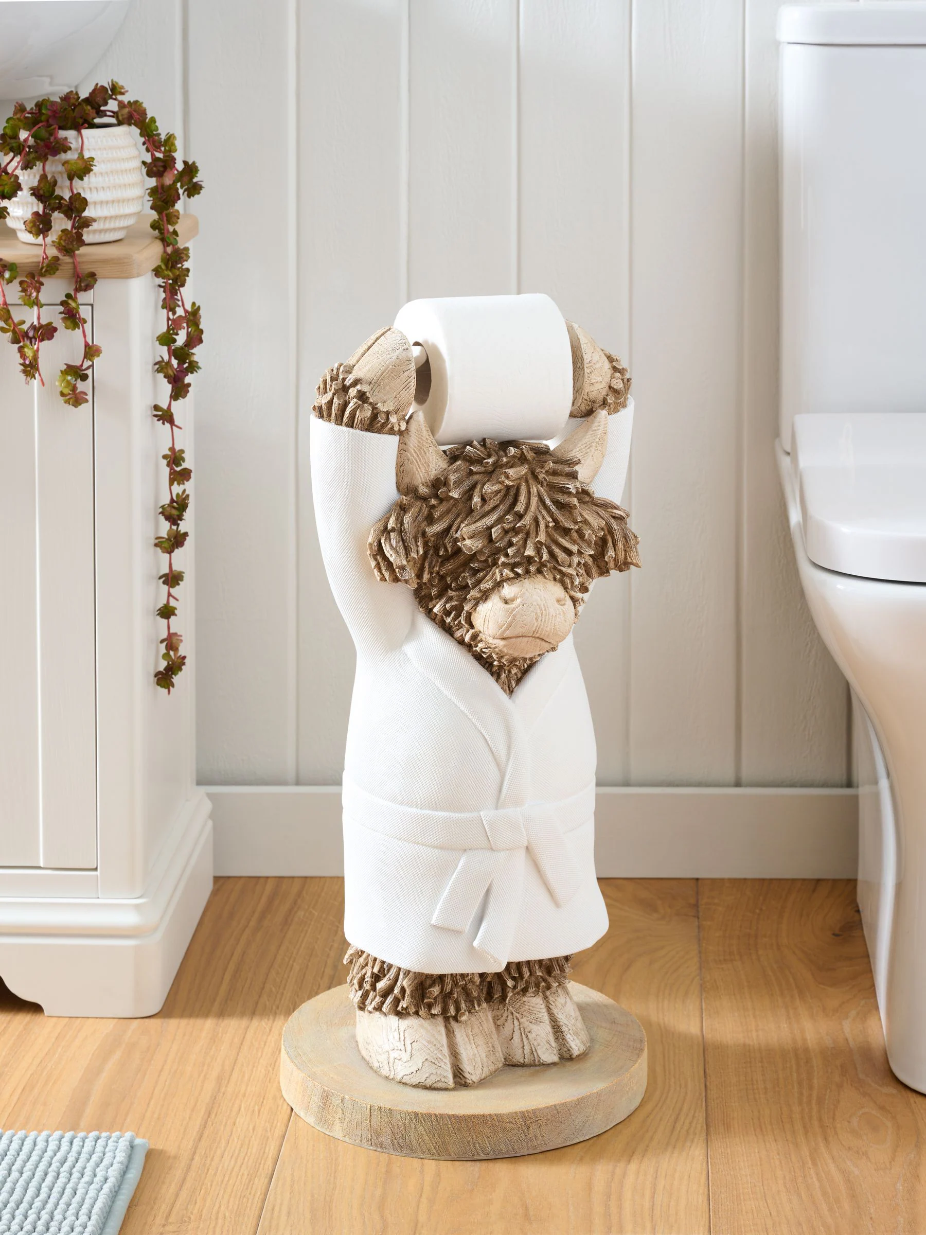 Toiletrolhouder en opberger