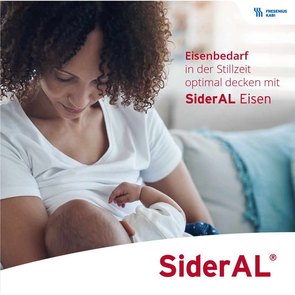 SiderAL® Eisen 14mg Cola mit Vitamin C | Nahrungsergänzungsmittel bei erhöhtem Eisenbedarf in der Stillzeit & beim Sport