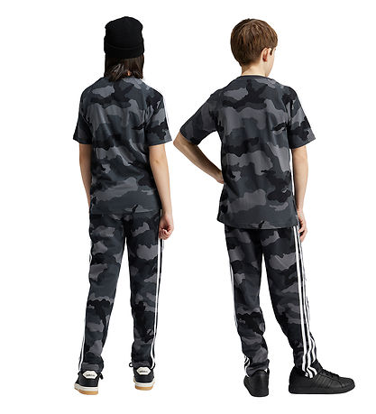 adidas Performance Sweatpants - J BL Camo FT PT - Gr?/Sort