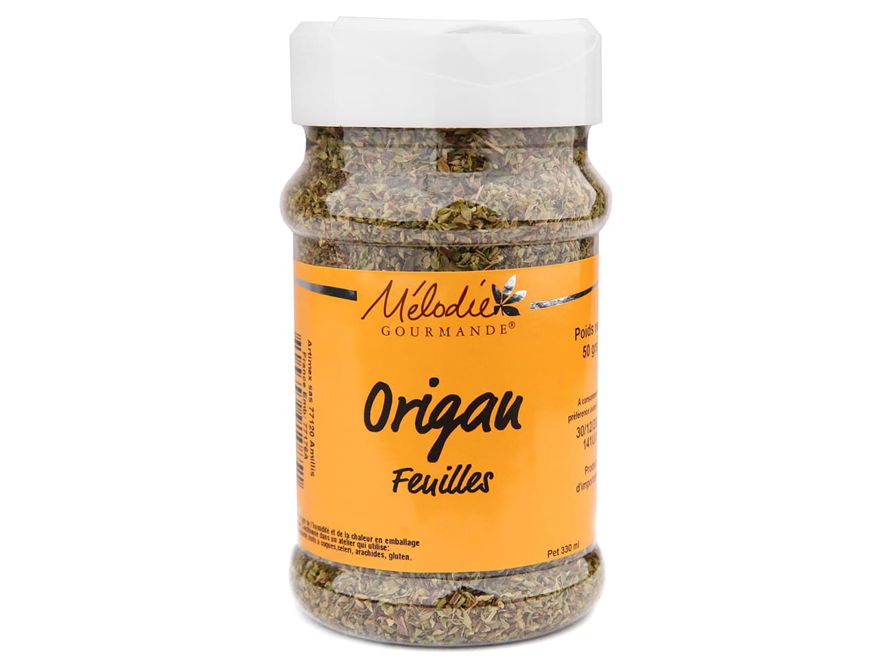 Origan en feuilles - 45 g - Mélodie Gourmande