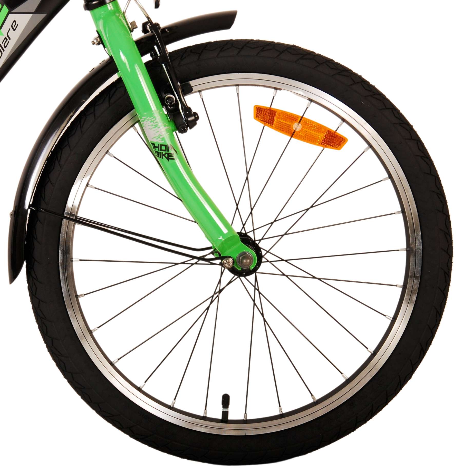 TPFSports Thombike Kinderfahrrad - Jungen - 20 Zoll - Rücktritt + Handbremsen - Schwarz/Grün