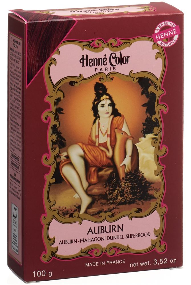 THIBAUT Henna Plv Mahagoni dunkel 100 g