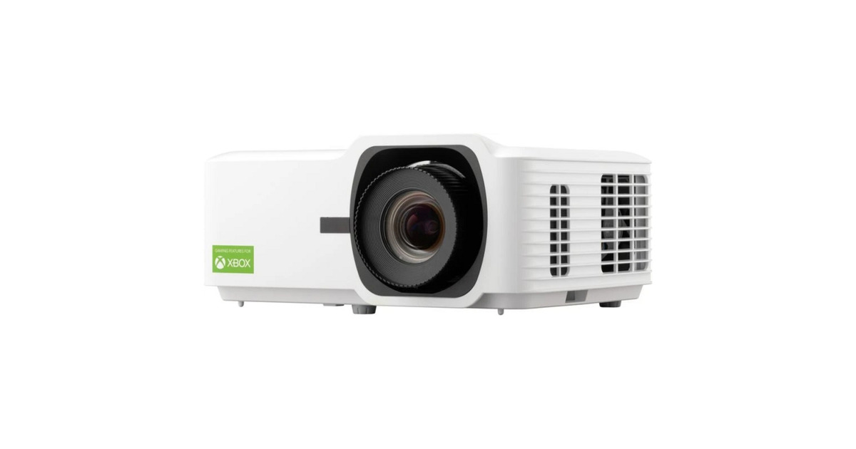 ViewSonicLS710-4KE 4K Laser Home Projector​  (Wit, 3500 ANSI Lumen, Ontworpen voor Xbox)