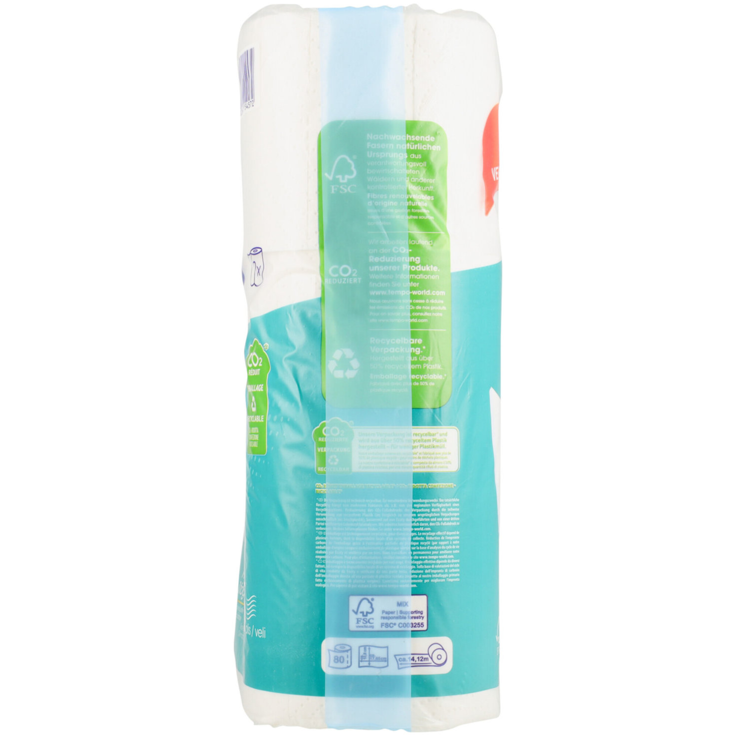 Tempo Toilettenpapier Deluxe 5-lagig 9x80 Blatt