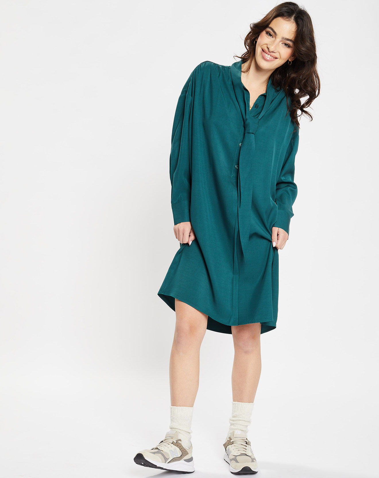 Jodhpur Robe Brama cravate vert moyen