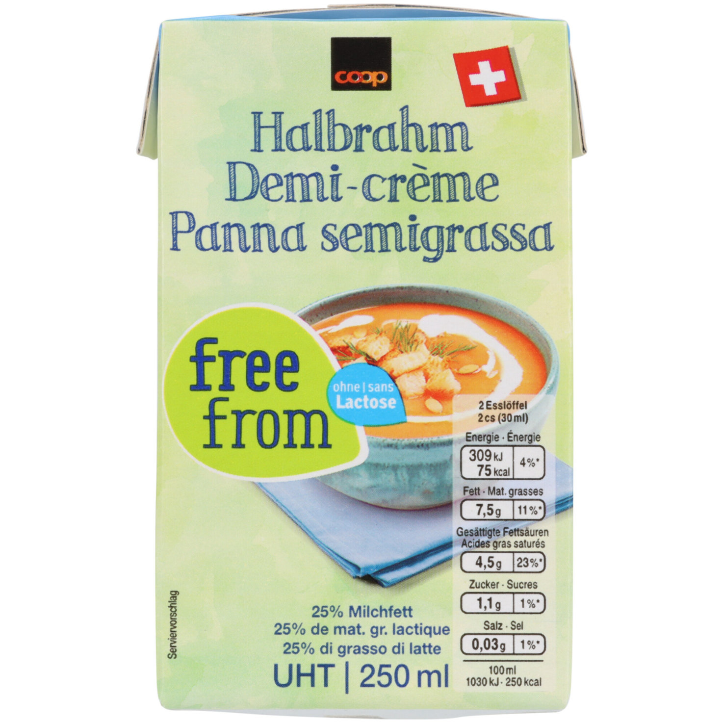 Free From Halbrahm UHT