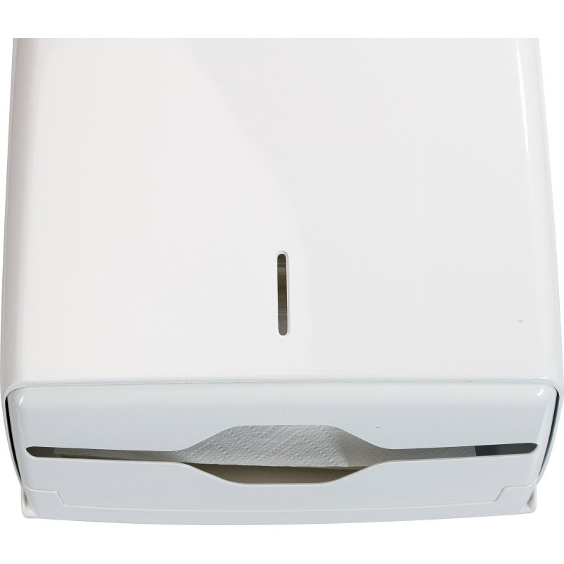 Distributeur essuie-mains manuel blanc Bruneau