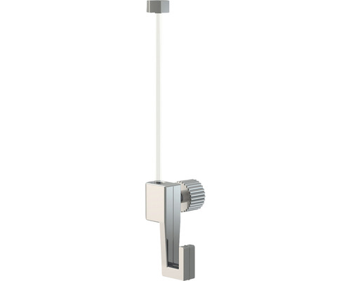 Ophangkoord Perlon 2 mm 150 cm met haak 4 kg