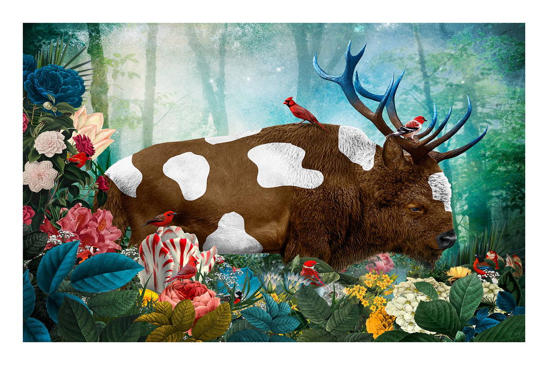 Cervus Bos Bovinae Paradisus by Andre Sanchez - Open Edition.
