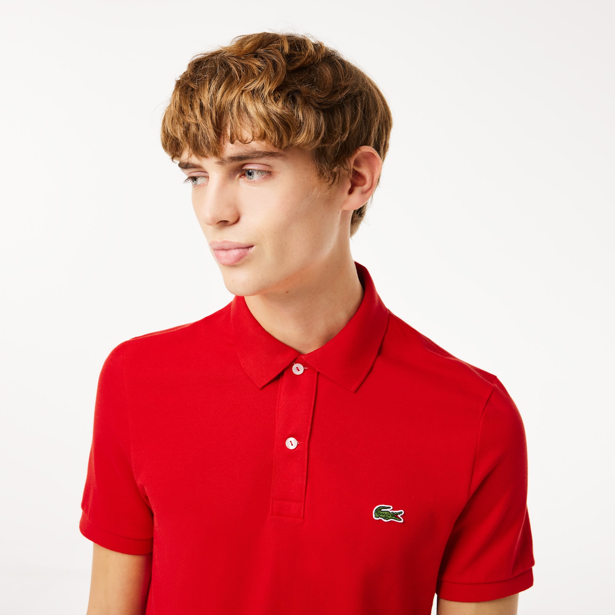 Original L.12.12 Poloshirt aus Petit Piqué Kurze Ärmel - Rot - Lacoste - Herren