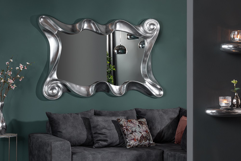 riess-ambiente Wandspiegel ALICE - 160x106cm silber variabel aufhängbar
