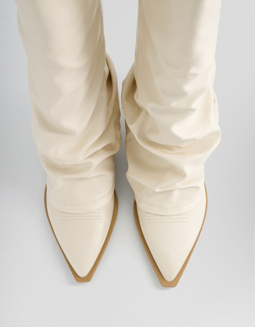 Botas de cowboy dobráveis