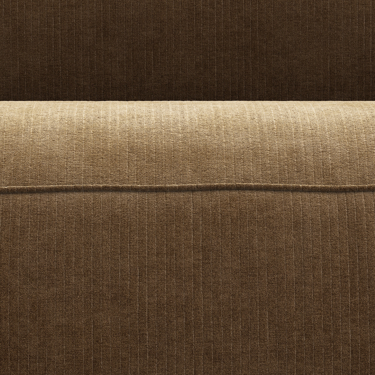 LA REDOUTE INTERIEURS<br>Sofá modular em veludo vintage canelado, Seven