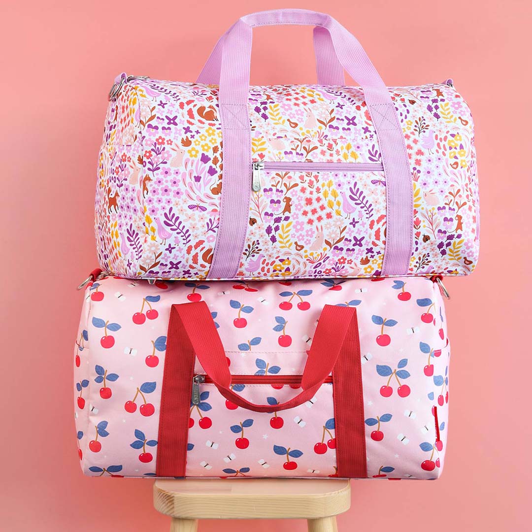 A little lovely company weekendtas bloementuin - 46 cm