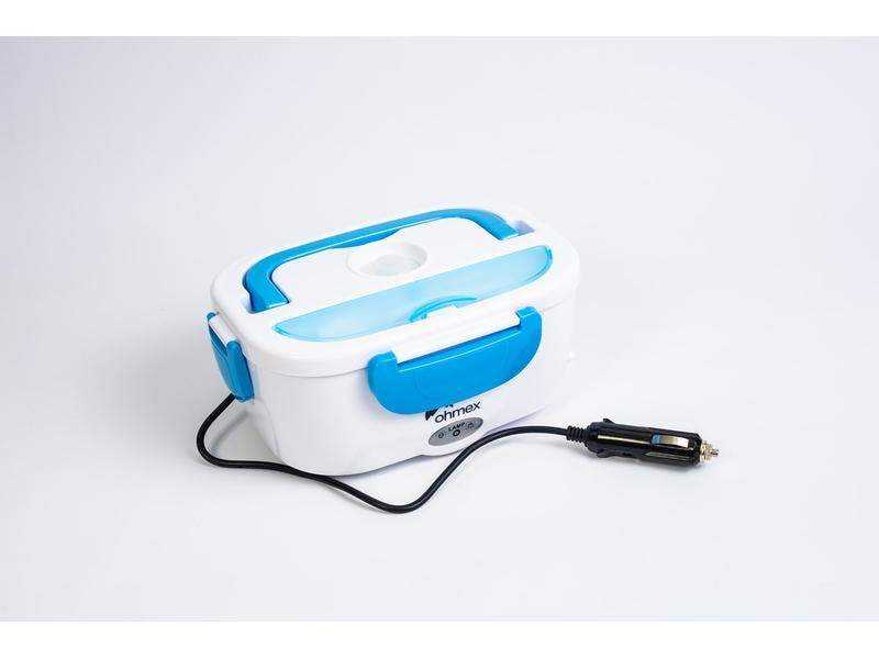 OHMEX Lunchbox Weiss Heizbare Lunchbox aus Edelstahl und Kunststoff