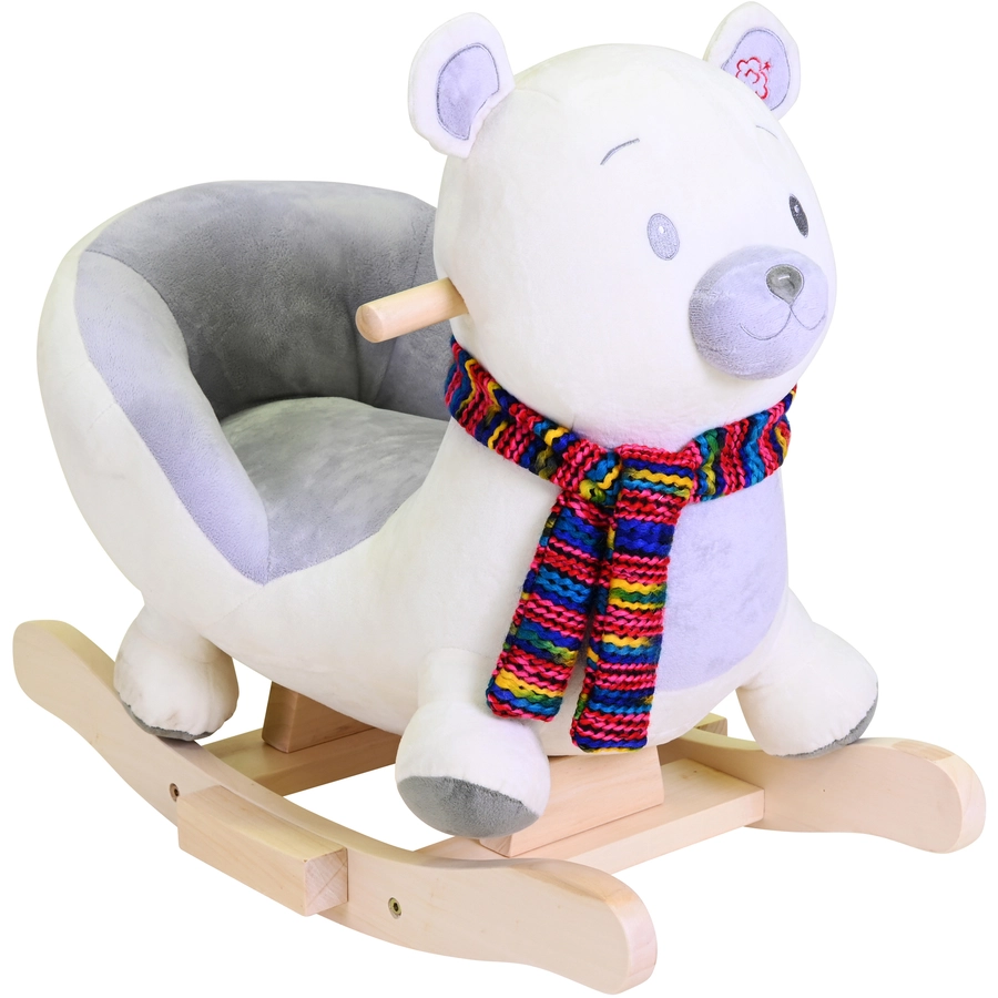 knorr toys® Schaukeltier Fred icebear weiß