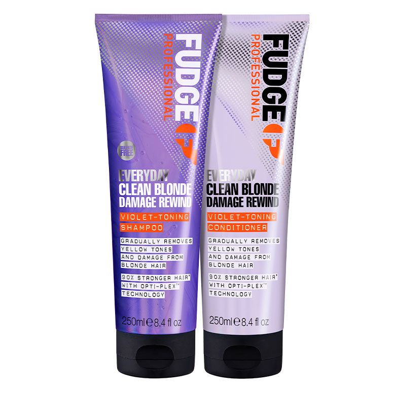 Fudge Everyday Clean Blonde Damage Rewind Violet Toning Duo 2x250ml