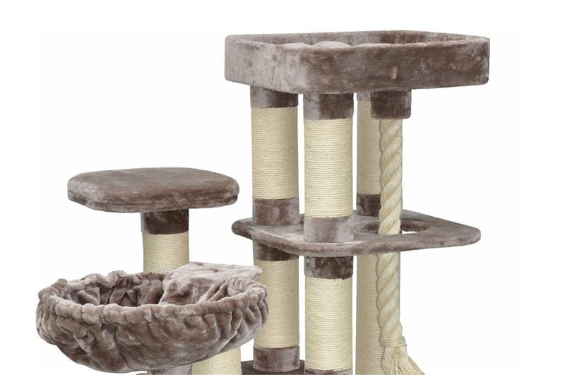 Dazikemo Kratzbaum Memphis braun 157 x 85 x 50 cm