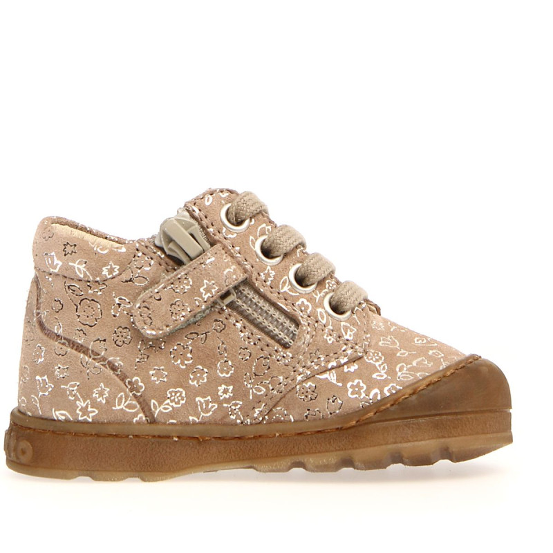 Falcotto Falcotto Labloom Zip Taupe Motifs Dorés