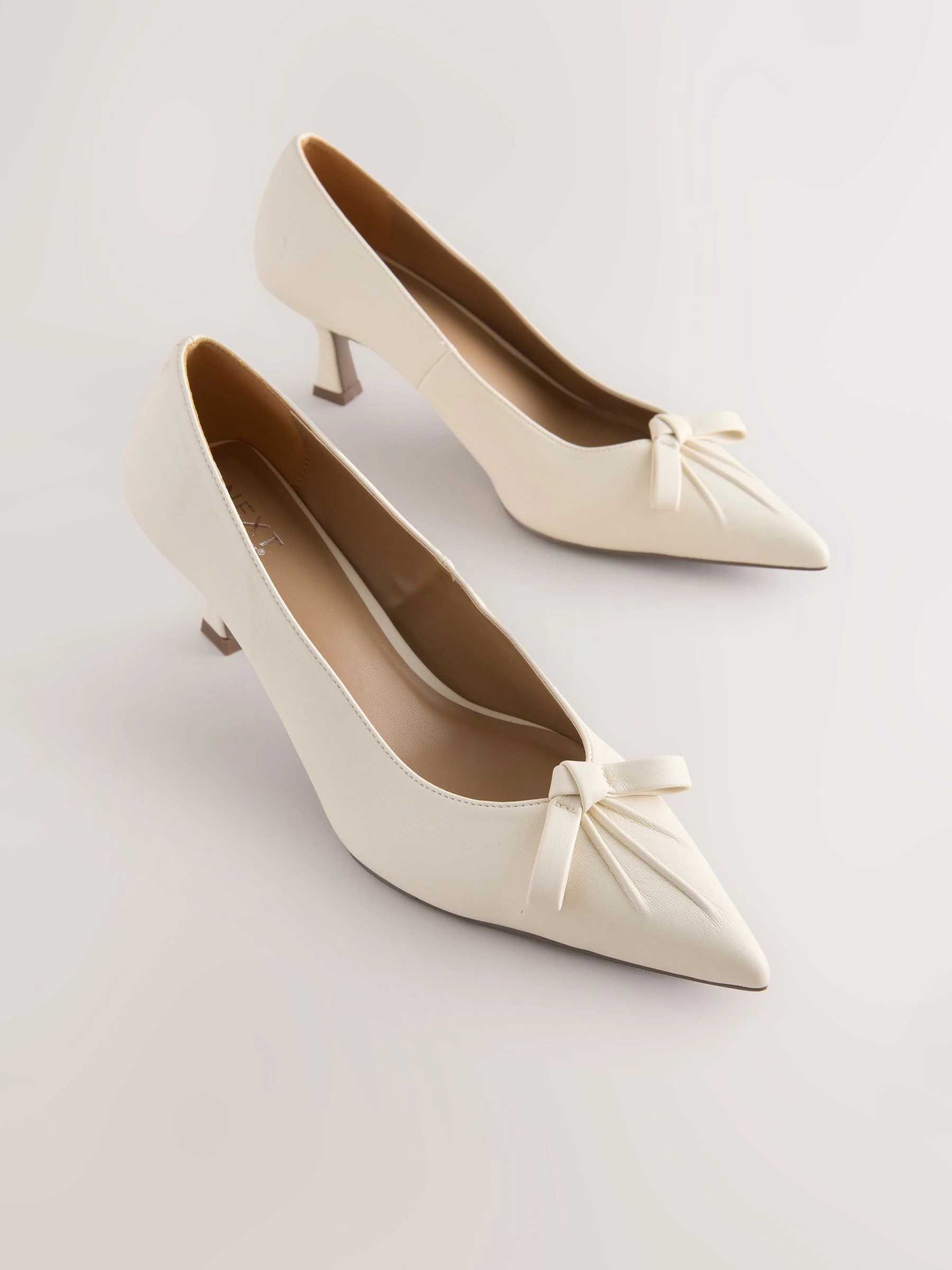 Bone crème - Bow Court Heels