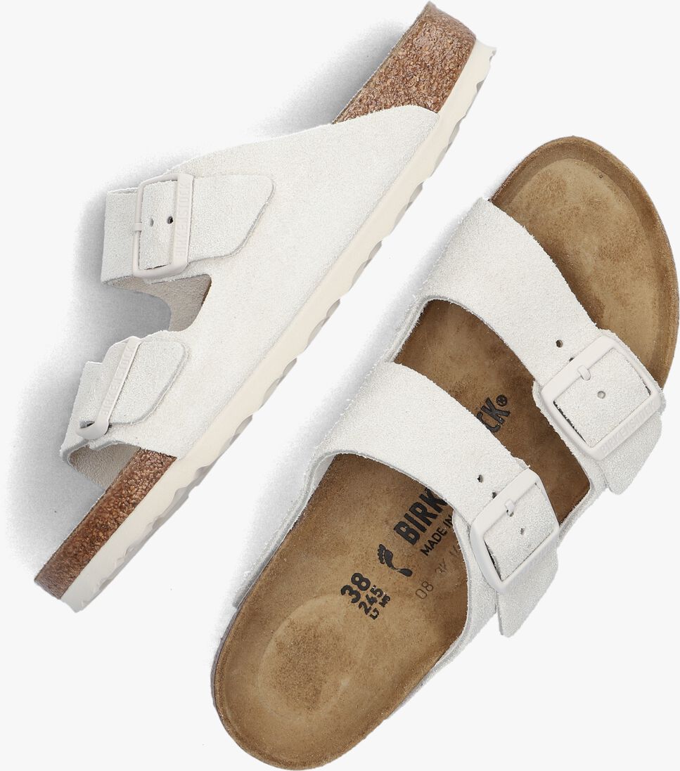 BIRKENSTOCK witte birkenstock slippers arizona dames