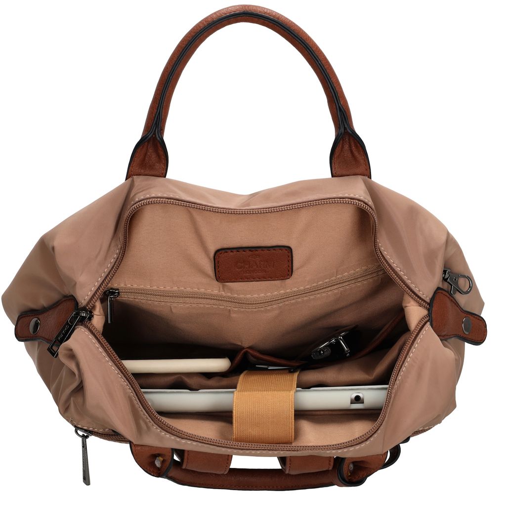 Charm London Buckingham Rugzak L 15,6 inch Taupe