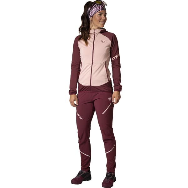 Pantalon randonnée DYNAFIT TRANSALPER HYBRID PANTS W BURGUNDY