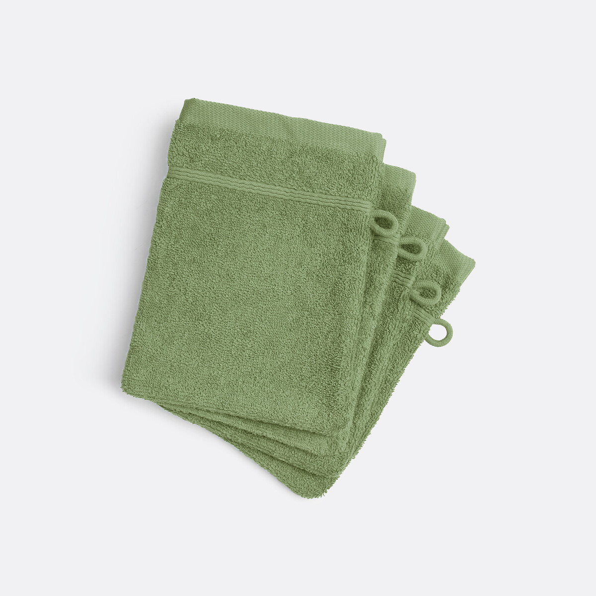 LA REDOUTE INTERIEURS<br>Conjunto de 4 toalhas de rosto em tecido felpudo bouclette, Zavara