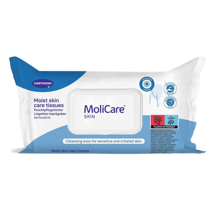 MoliCare® Skin Feuchtpflegetücher, 50 St