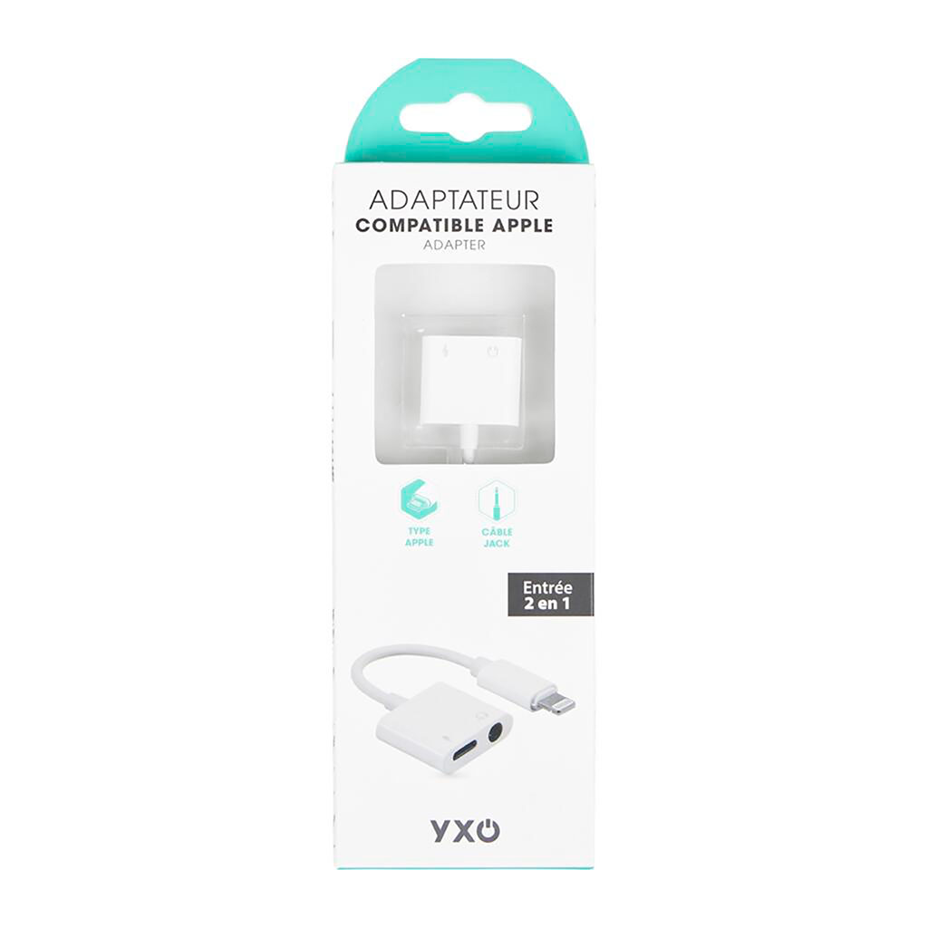 Adaptateur Lightning vers prise Jack