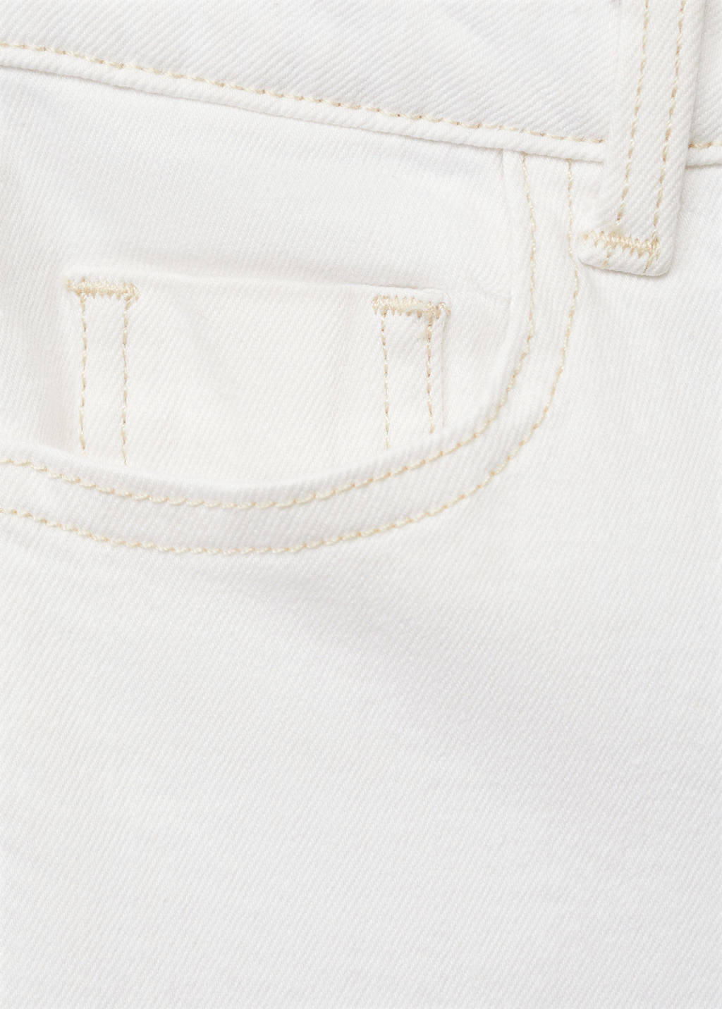 Mango Kids flared regular waist flared jeans wit