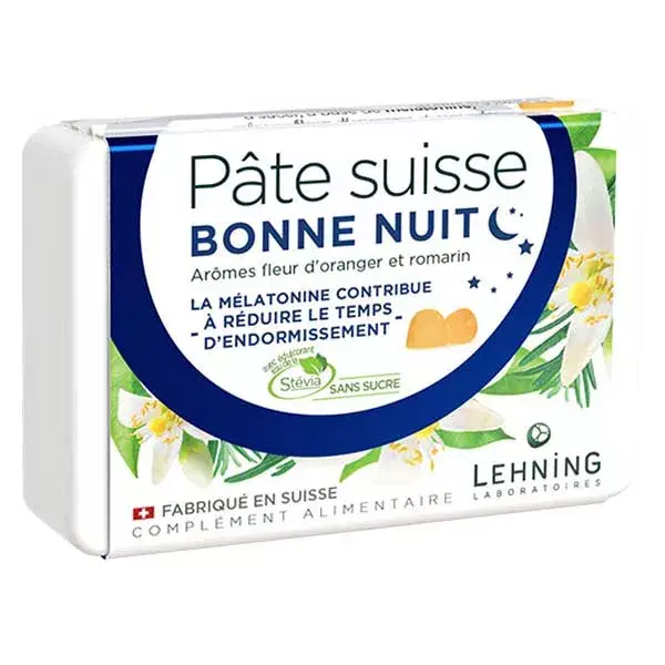 Pasta de dente suíça Lehning Vitality Good Night, 40 gomas.