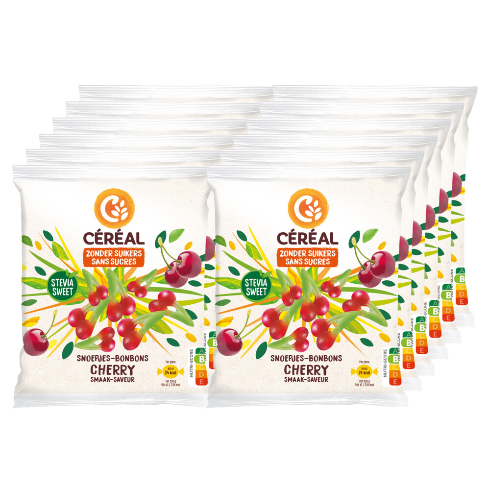 12x Céréal Snoepjes Kers120 gr