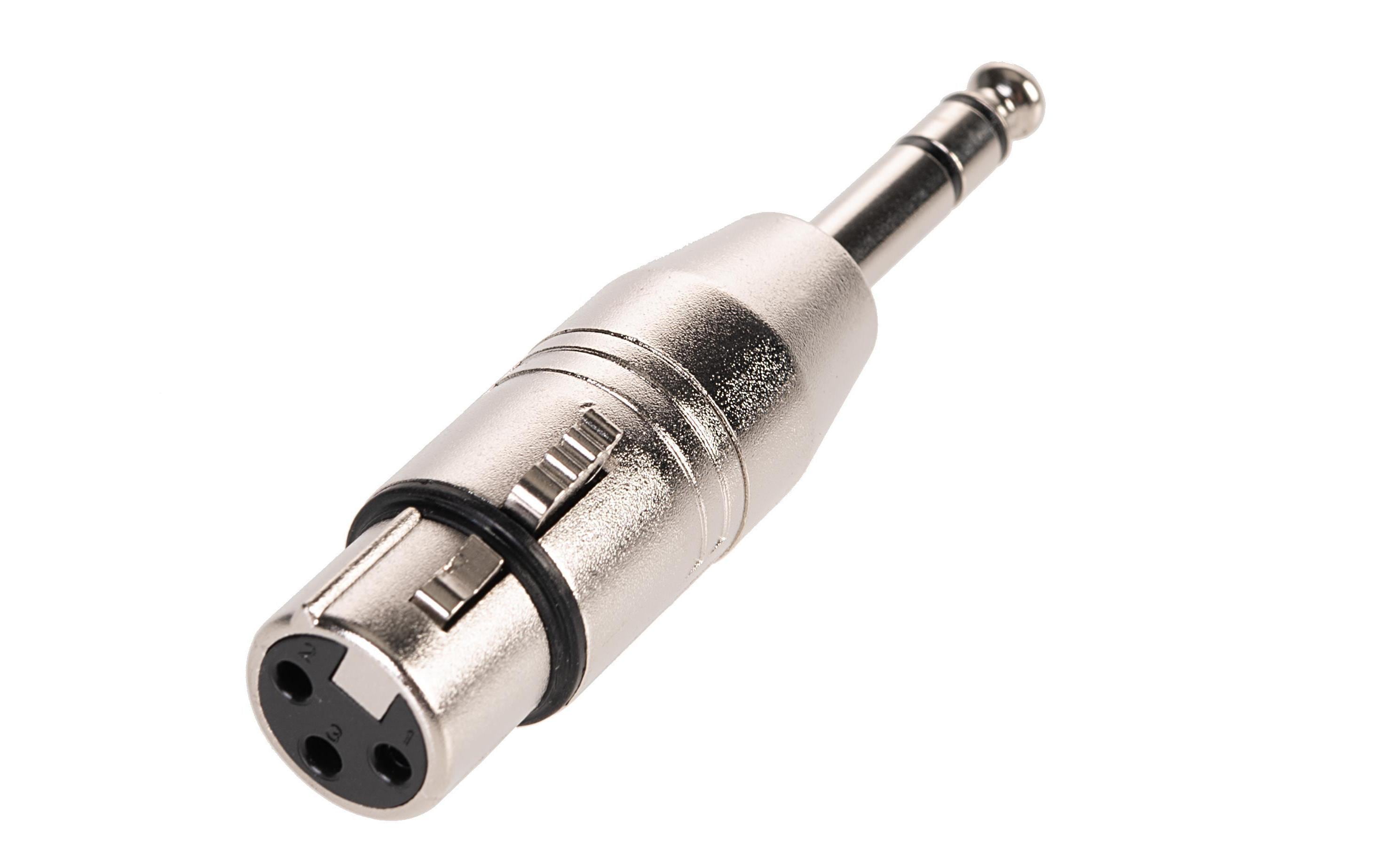 Audio-Adapter BA1101 XLR 3 Pole female - Klinke 6,3 mm maleHochwertiger und robuster Bemero Audio-Adapter
