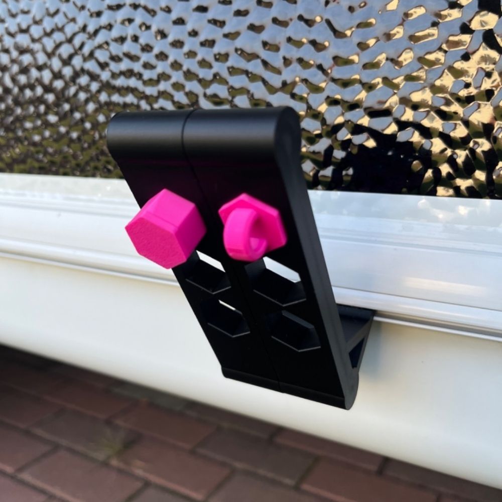 Campline caravanrails schoenhouder - Set van 2