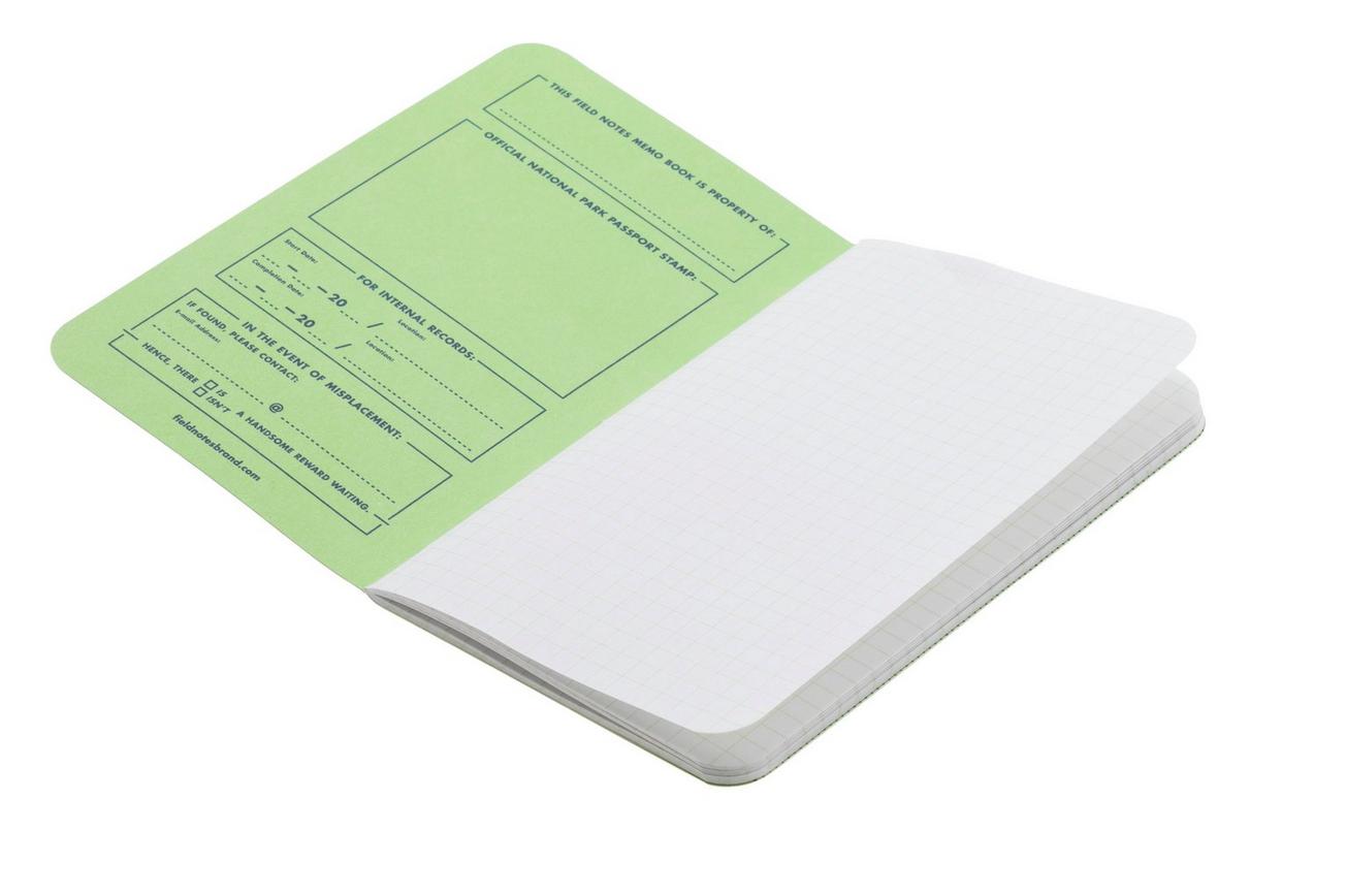 Field Notes National Parks FNC-43e Graph 3-Pack E Denali Cuyahoga Valley Olympic, notitieboekjes