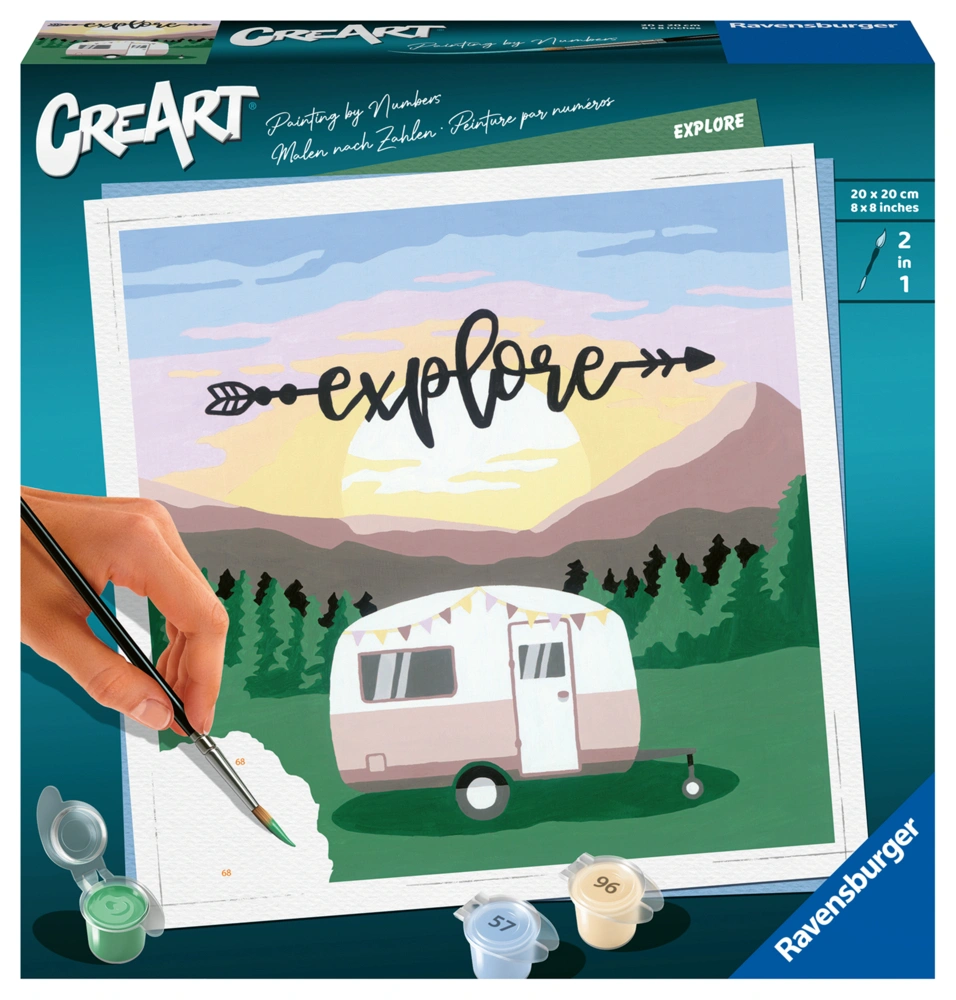 Ravensburger CreArt - Malen nach Zahlen 20271 - Explore - ab 12 Jahren