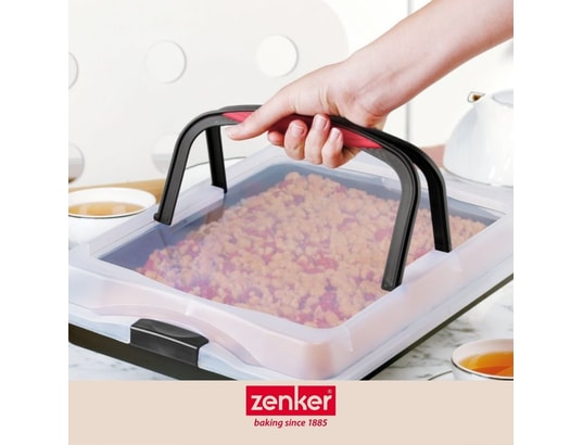ZENKER - Pâtisserie Plaque de cuisson 42 x 29 cm avec couvercle special to go re...