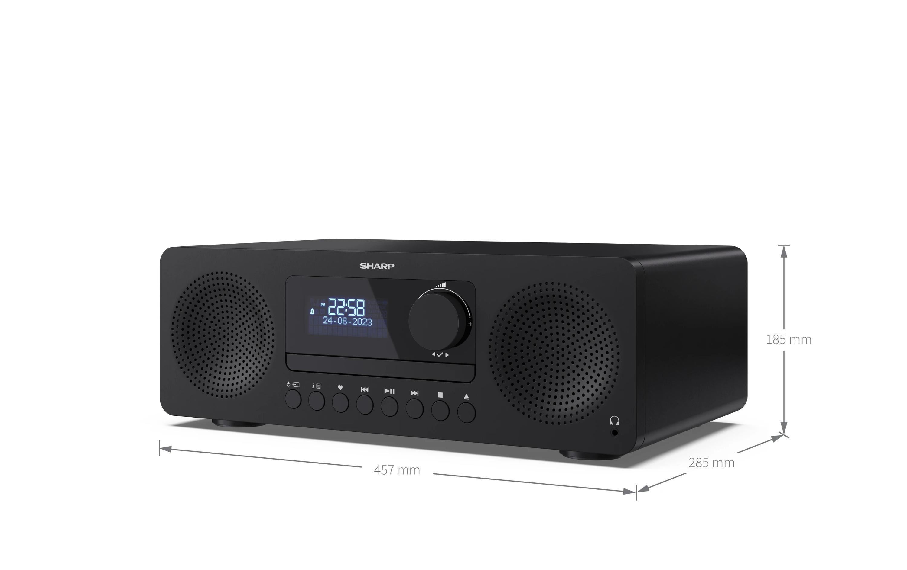 DAB+ Radio XL-B720D SchwarzDas All-in-One HiFi System