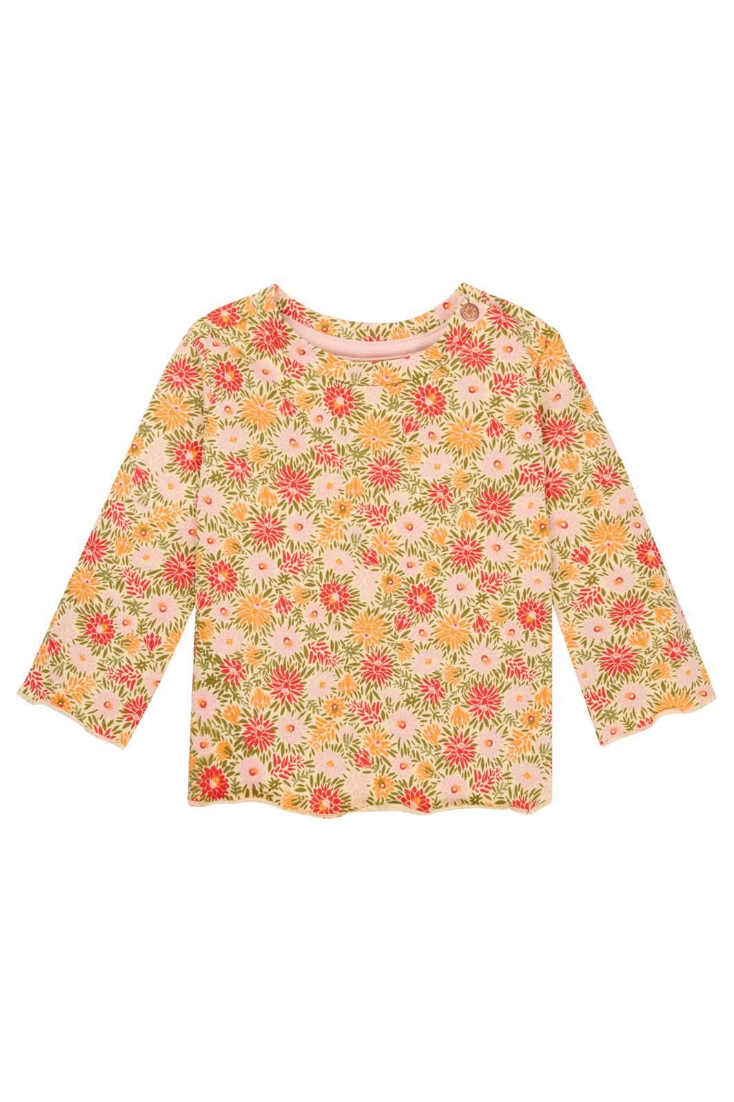 Noppies Baby Longsleeve Manitou - Floral pattern Orange