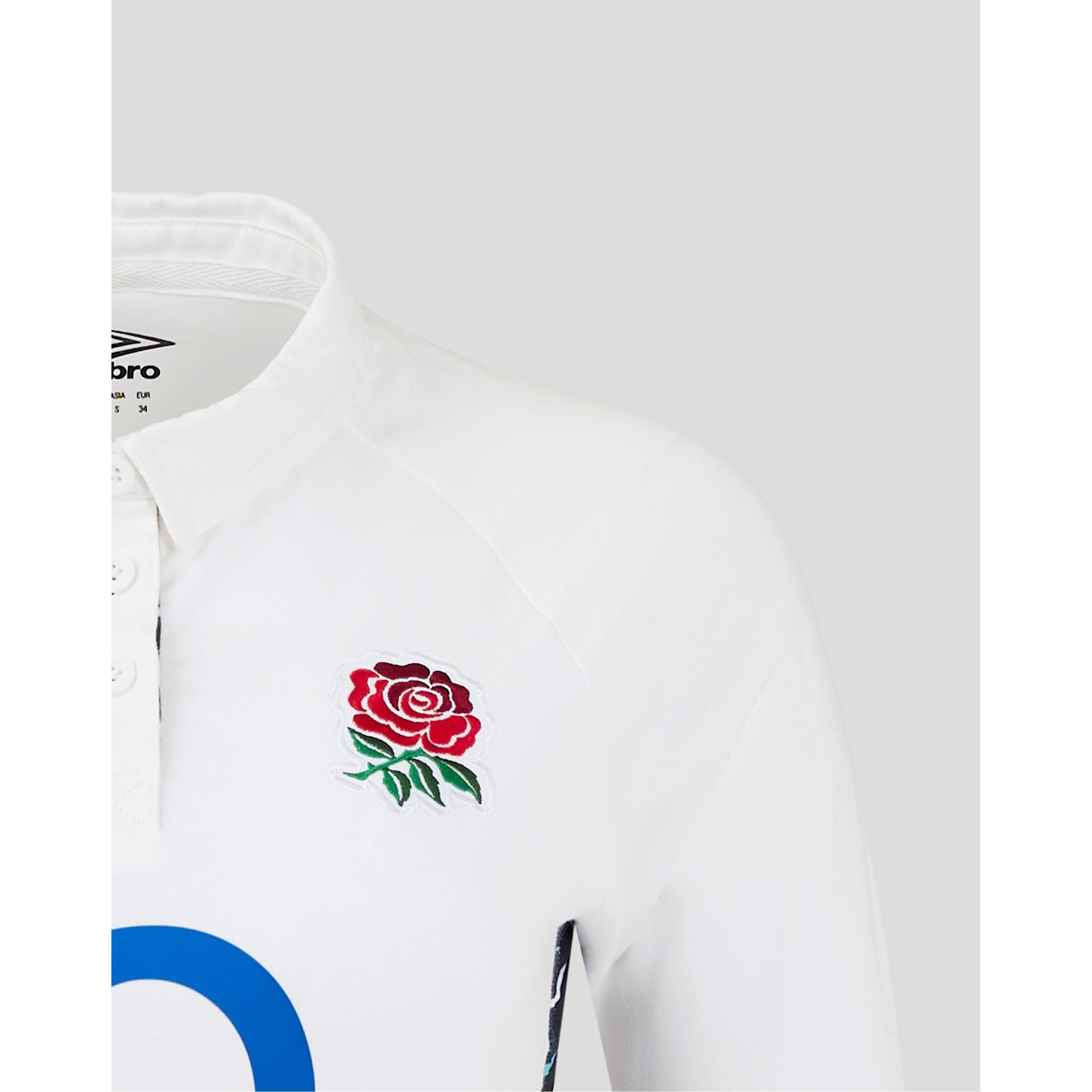 Umbro England Rugby Long Sleeve Home Shirt 2024 Womens