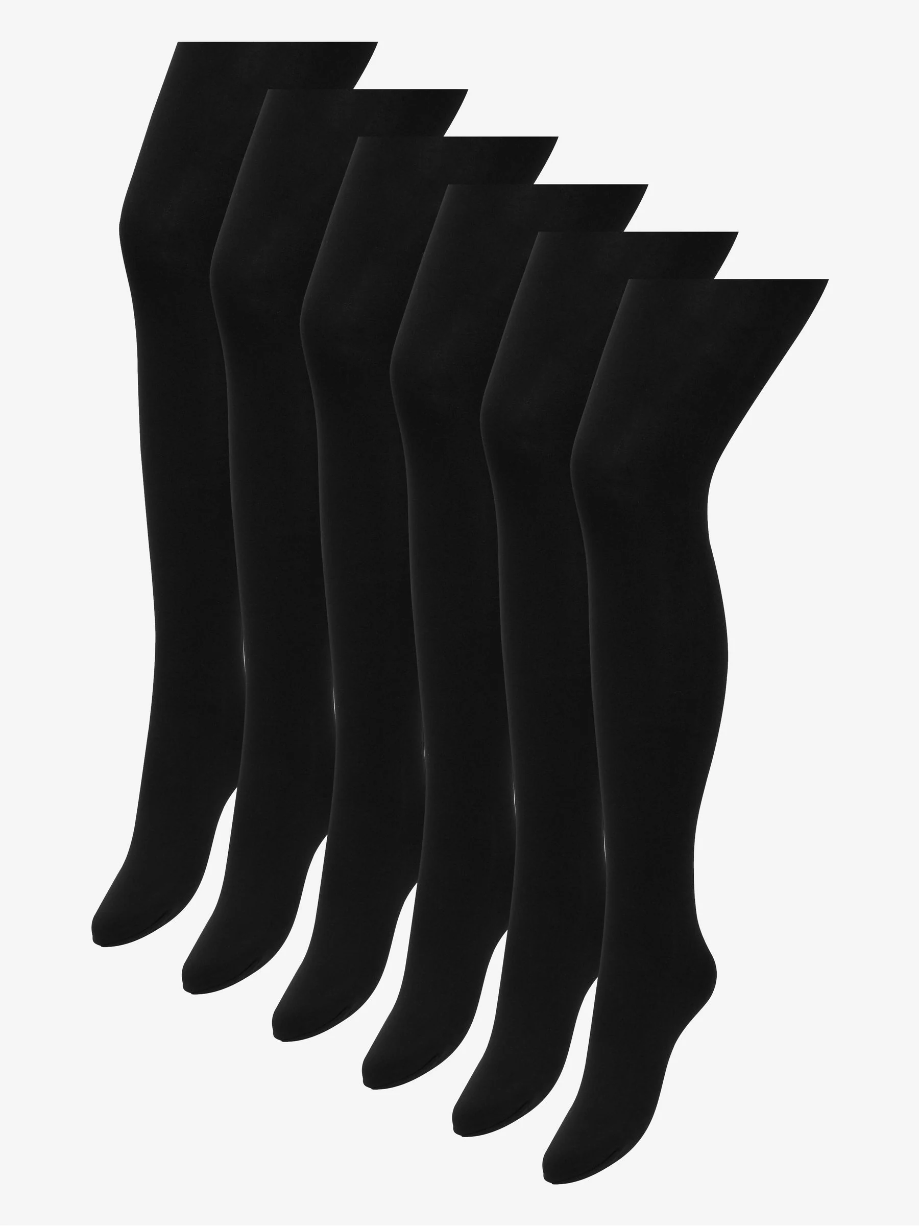 Zwart - 100 denier ondoorschijnende panty
