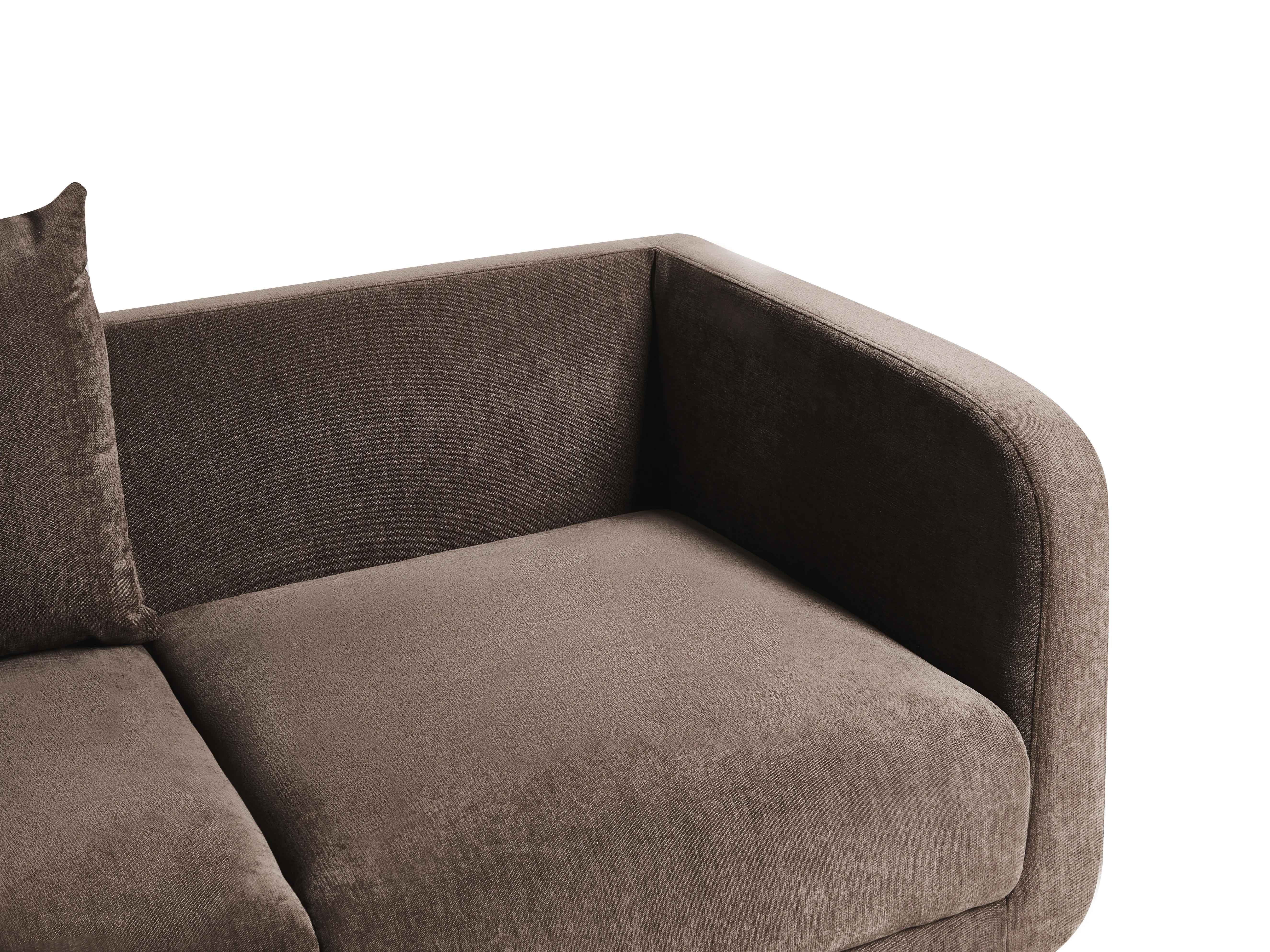 Bank 2-zits GIMO Chenille Donkerbruin