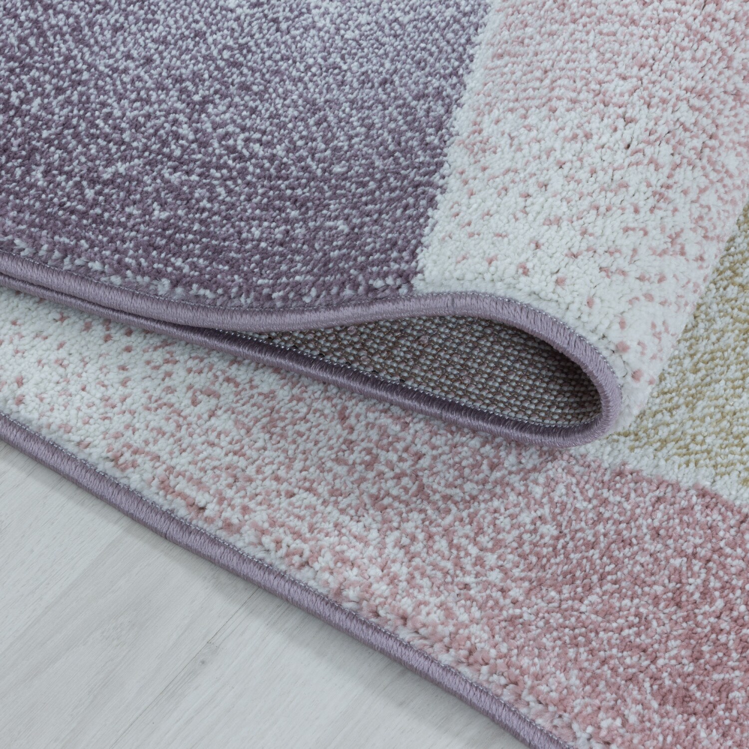 Wunderschöne Kurzflor Teppich, Moderner Designer Teppich rechteckig, Höhe 11 mm