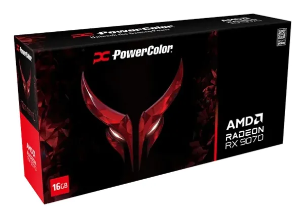 PowerColor Red Devil Radeon RX 9070 - Grafikkort - 16 GB - 3 x DisplayPort, HDMI