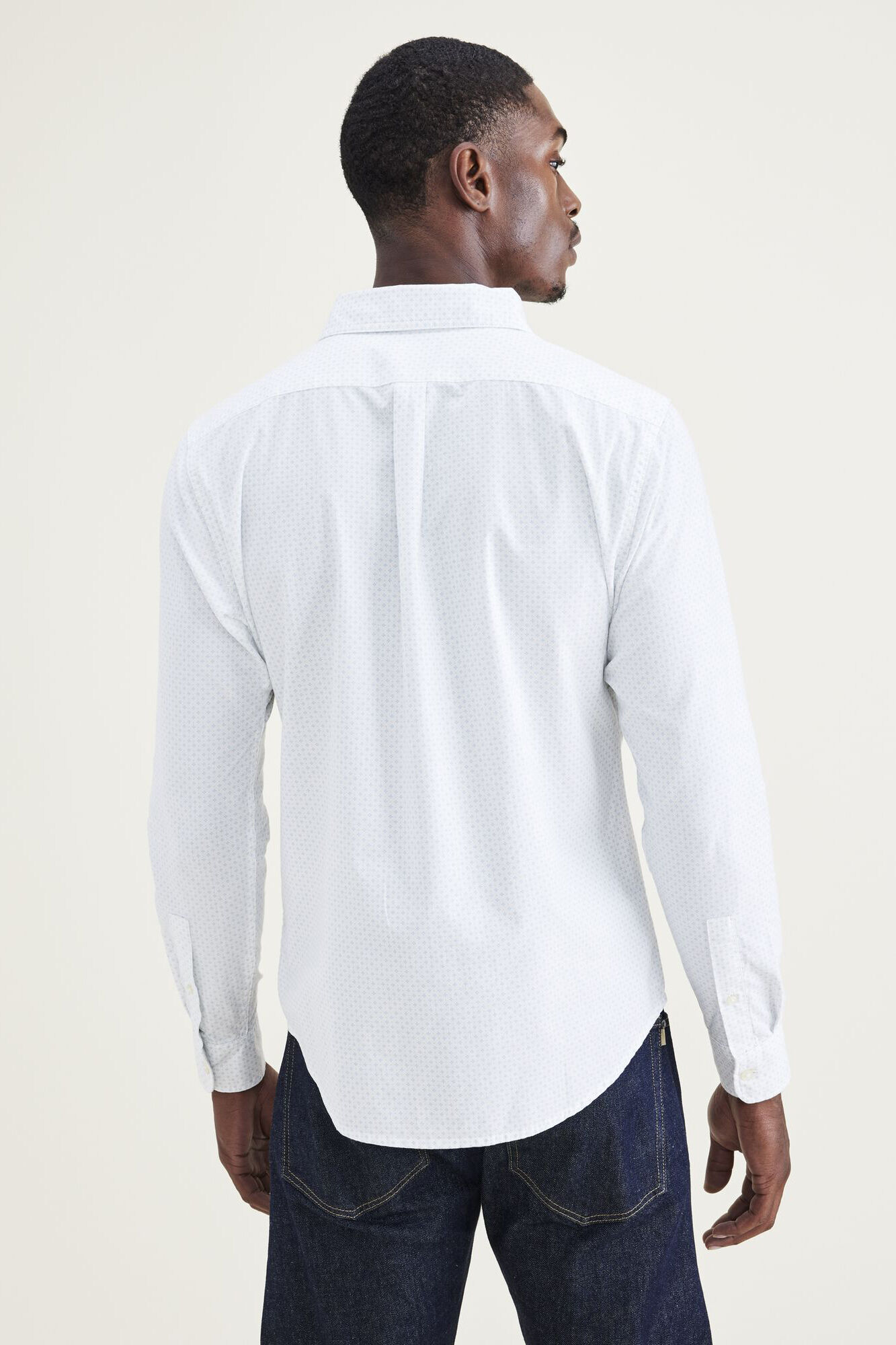 Camisa Icon Slim Fit com Botões - Branca