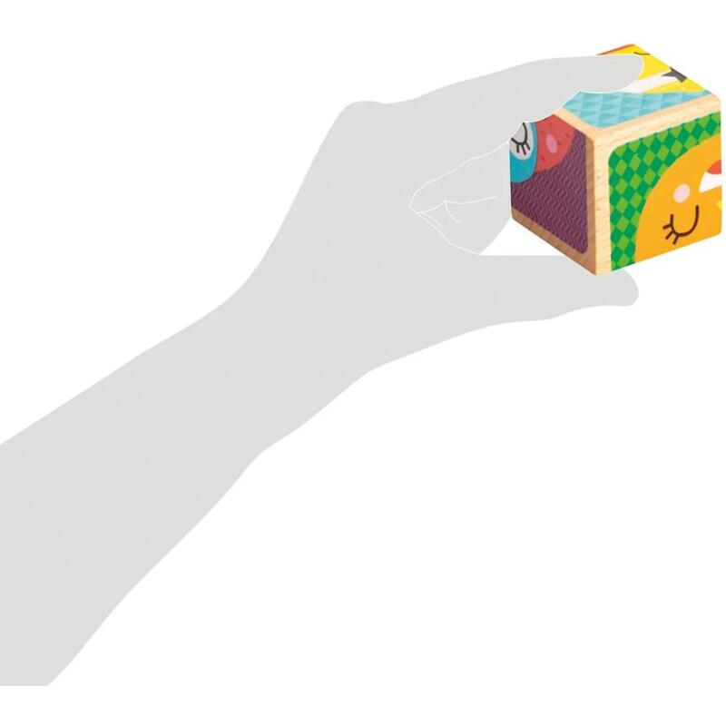 Cubes bois, Super Héros Fruits-Légumes - Multicolore