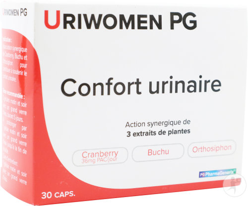 Pg Pharmagenerix Uriwomen Pg 30 Gélules