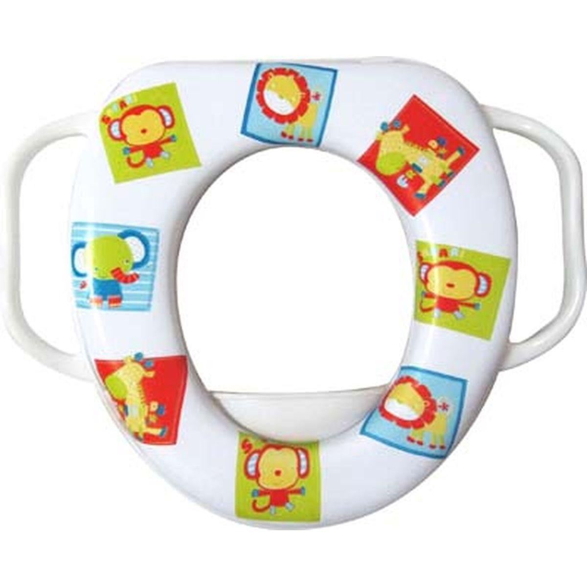 REDUCTEUR WC ENFANT MOUSSE AVEC POIGNEES  ENFANTINE