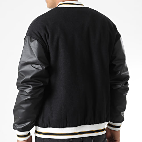 Veste Teddy 7427 Noir Blanc